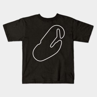 Daytona International Speedway - Road Course [outline] Kids T-Shirt